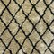 Homeroots 5 x 7 ft. Cream & Black Lattice Area Rug 396036 - alternate 2